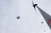DLR measures flow phenomena around wind turbines with a swarm of drones