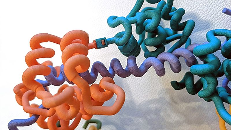 Goodwin-Schoen created snap connectors that could be printed in one piece using a selective laser sintering 3D printer. Source: Caleigh Goodwin-Schoen and Rebecca Taylor