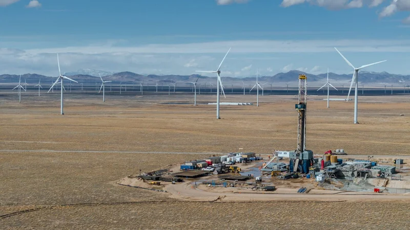 Fervo Energy’s Cape Station enhanced geothermal site located near Milford, Utah (courtesy of Fervo Energy).