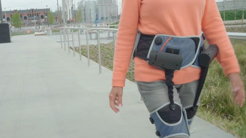 Soft robotic, wearable device improves walking for individual with Parkinson's disease