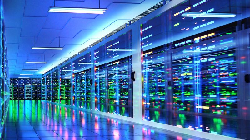 Data centers are major electricity consumers. © iStock