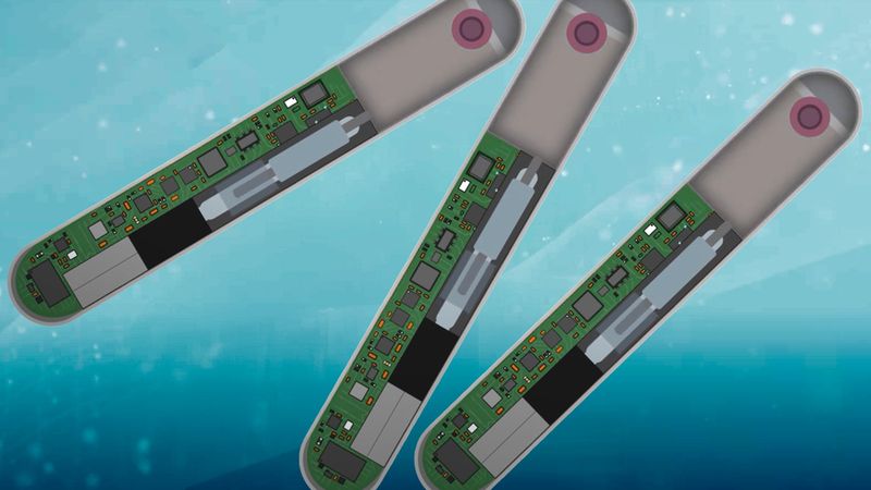 A new device, which can be implanted under the skin, rapidly releases naloxone to reverse an opioid overdose. Credit: Courtesy of the researchers, edited by MIT News
