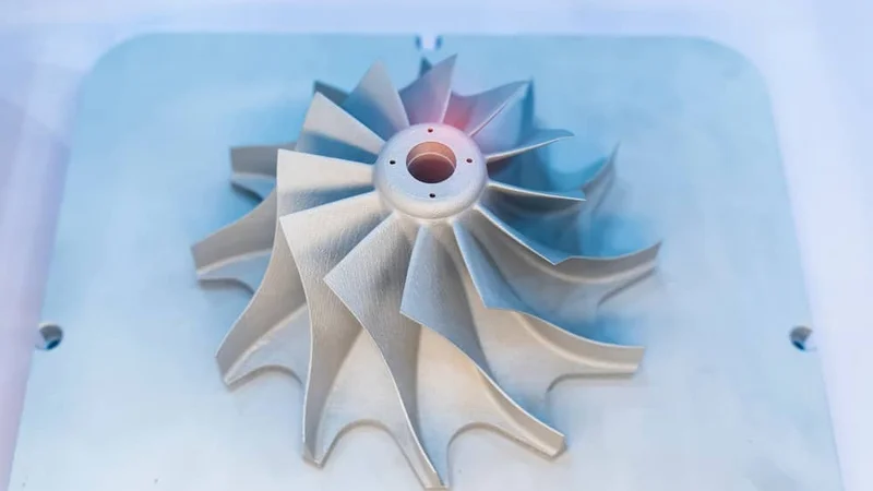 Metal 3D print with a heat-resistant material