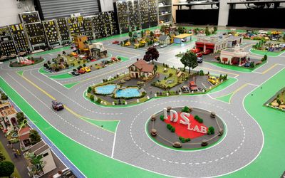 Mini smart city drives design of safer automated transportation