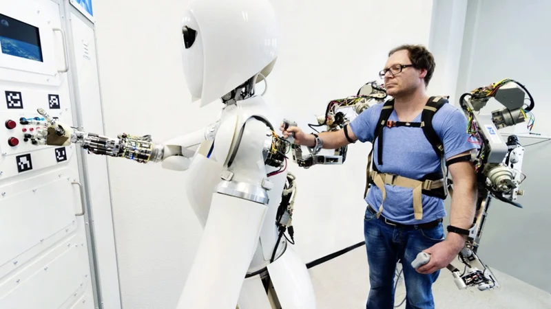 Capio Upper Body Exoskeleton for Teleoperation by the DFKI GmbH Robotics Innovation Center.