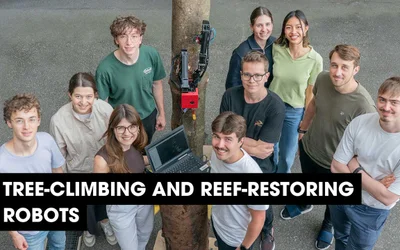 Podcast: Tree-Climbing and Reef-Restoring Robots