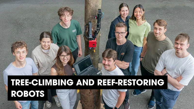 Podcast: Tree-Climbing and Reef-Restoring Robots