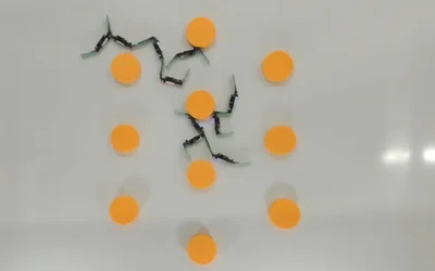 Robotic matter flows, adapts through mechanical intelligence