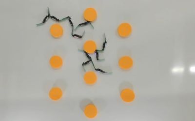 Robotic matter flows, adapts through mechanical intelligence