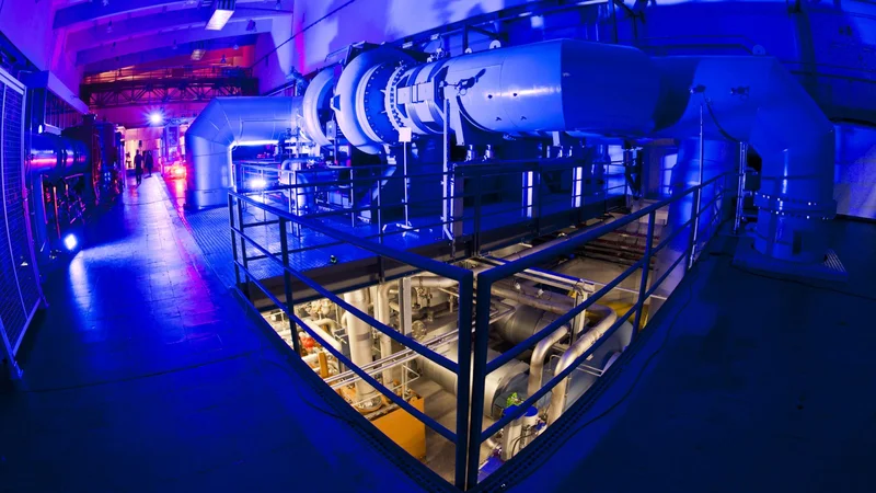 The DLR turbine test facility 'NG-Turb' Future high-performance turbines are being investigated at the Next-Generation Turbine Test Facility (NG-Turb) at the DLR Institute of Propulsion Technology in Göttingen. Credit: DLR (CC BY-NC-ND 3.0)