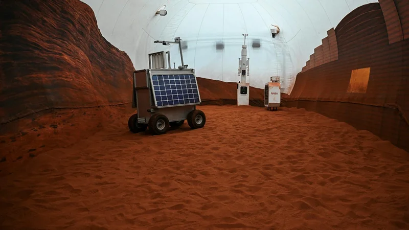 Analog missions, like those conducted at NASA’s CHAPEA facility at the Johnson Space Center, help scientists study human spaceflight without leaving Earth. Ronaldo Schemidt/AFP via Getty Images