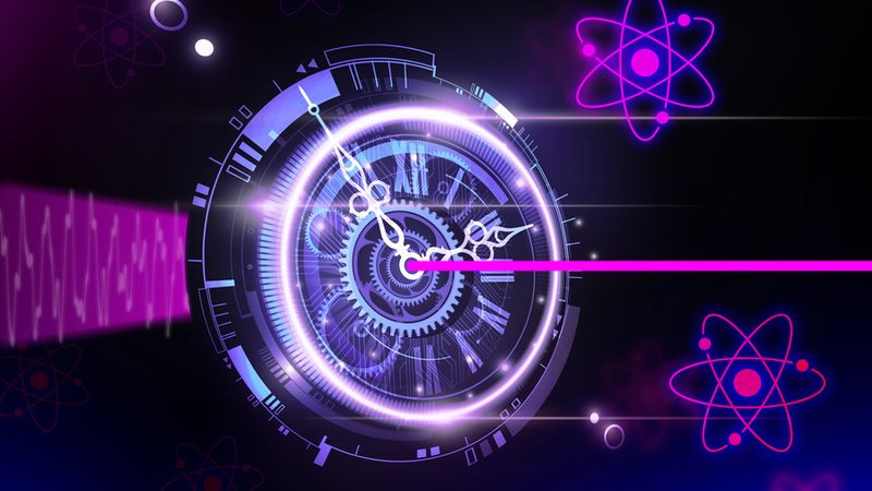 Clocks, lasers, and other oscillators could be tuned to super-quantum precision, allowing researchers to track infinitesimally small differences in time, according to a new MIT study. Image: MIT News; iStock