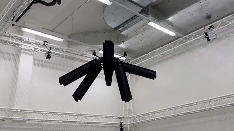 New inspection drone uses wind to lengthen flight times