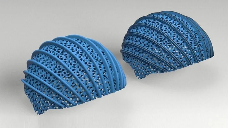 An innovative bike helmet designed with nTop Platform