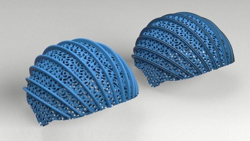 An innovative bike helmet designed with nTop Platform