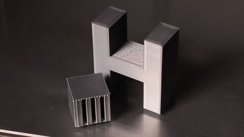 Using soluble 3D printer filament to build support structures