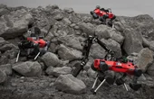 Robot team on lunar exploration tour
