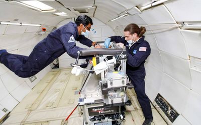 Microgravity Testing Advances Space-Based Printing of Electronics