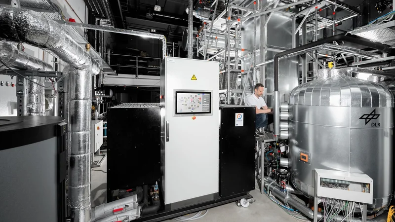Carnot batteries can store electrical energy in the form of heat. Credit: © DLR. All rights reserved