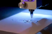 Printing Electroluminescent Ink on Paper and PET