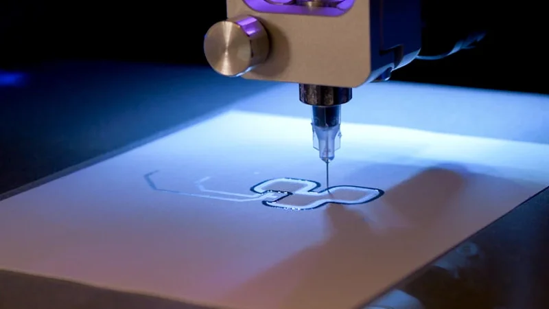 Printing Electroluminescent Ink on Paper and PET