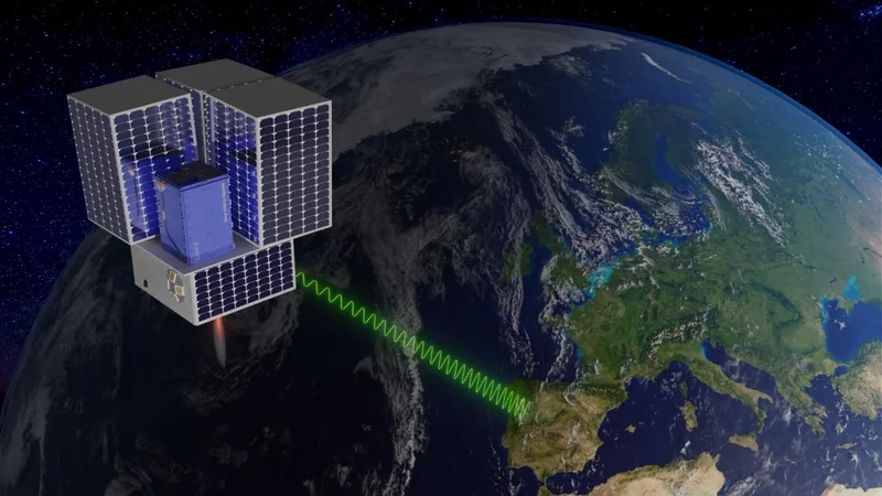 The OSSIE space­craft from UARX Space fea­tur­ing DLR ra­dio tech­nol­o­gy. Credit: DLR (CC BY-NC-ND 3.0)