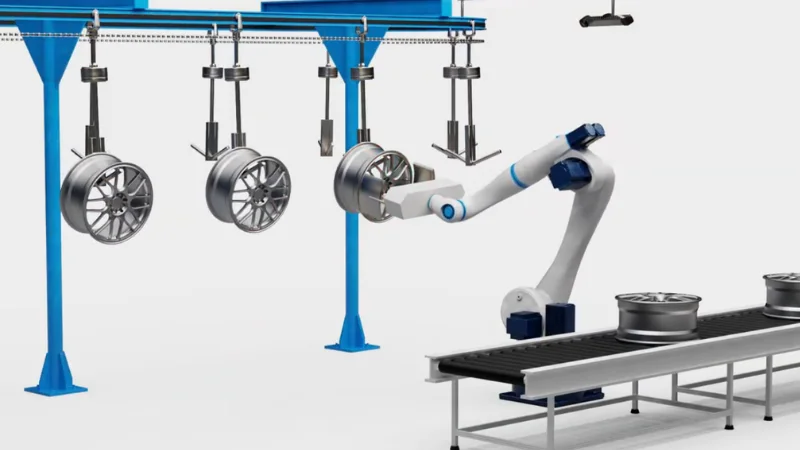 MotionCam-3D by Photoneo enables 3D scanning & handling of objects that are moving on an overhead conveyor without interruption.