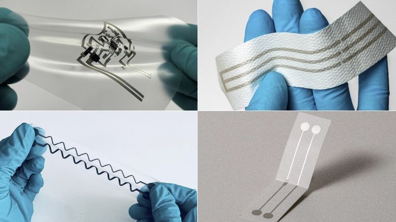 An inclusive system of compatible stretchable inks