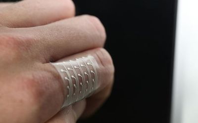 Low-cost wearables manufactured by hybrid 3D printing