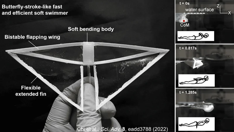 'Butterfly Bot' is Fastest Swimming Soft Robot Yet