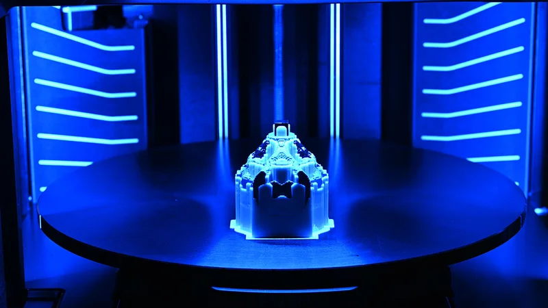 Research led by the University of Illinois Urbana-Champaign produced a new temperature dependent 3D-printed polymer composite that can react to its environment.   Image courtesy Weichen Li, Yue Wang, Tian Chen, Shelly Zhang and Science Advances, volume 9, issue 47, November 22, 2023.
