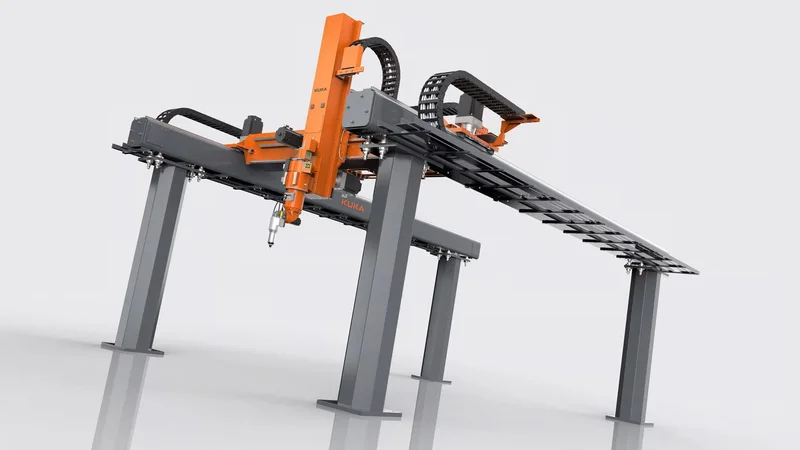 KUKA KR70 LP laser cutting gantry. Source: KUKA