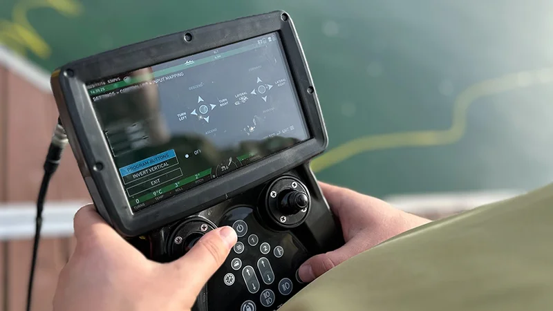 Deep Trekker ROV controller and software interface.