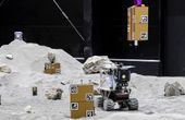 A swarm of sensors, rovers and astronauts explore the 'Moon'