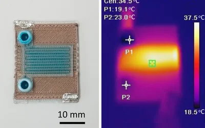 Scientists 3D print self-heating microfluidic devices