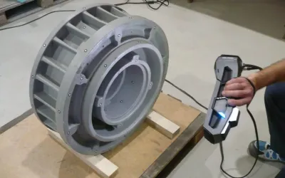 3D scanning for reverse engineering and the QC of cast parts in the pump industry
