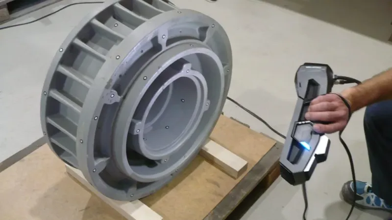 3D scanning for reverse engineering and the QC of cast parts in the pump industry