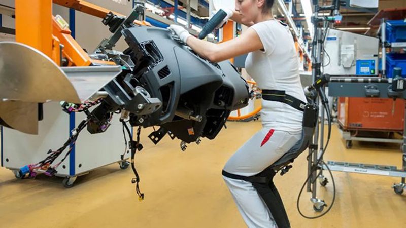Could carbon fiber exoskeletons become common assistive wear for workers?