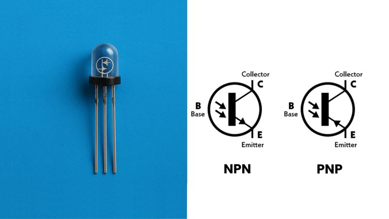 Photo Transistor - NPN, PNP Configurations