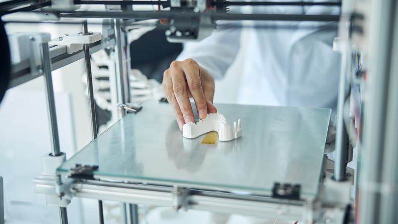 Removing a part from a glass build plate