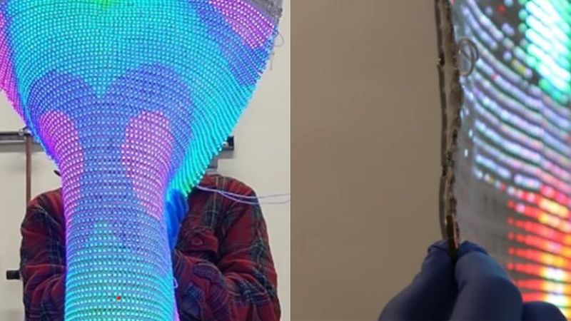 Scientists develop fully woven, smart display