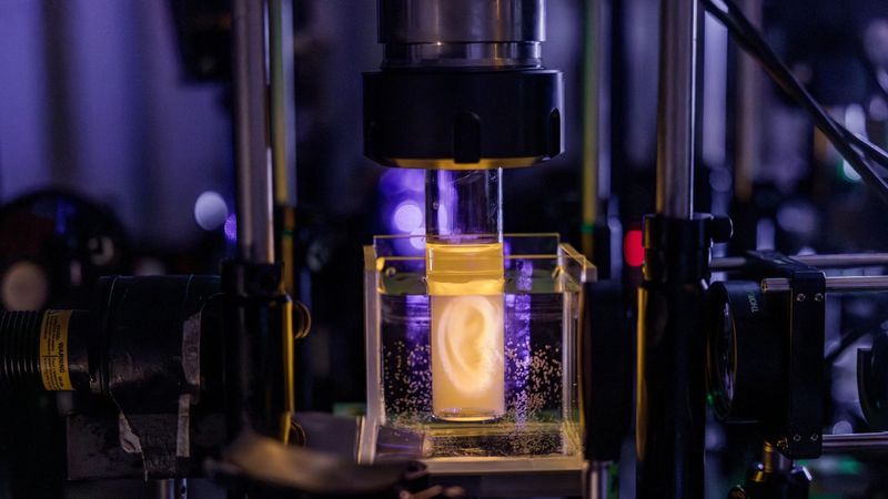3D printing tissue-like structures with light