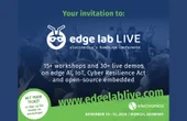 Welcome to the edge lab LIVE! at electronica 2026