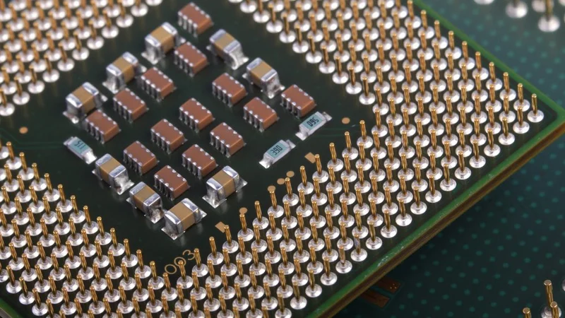  A semiconductor chip designed via tapeout