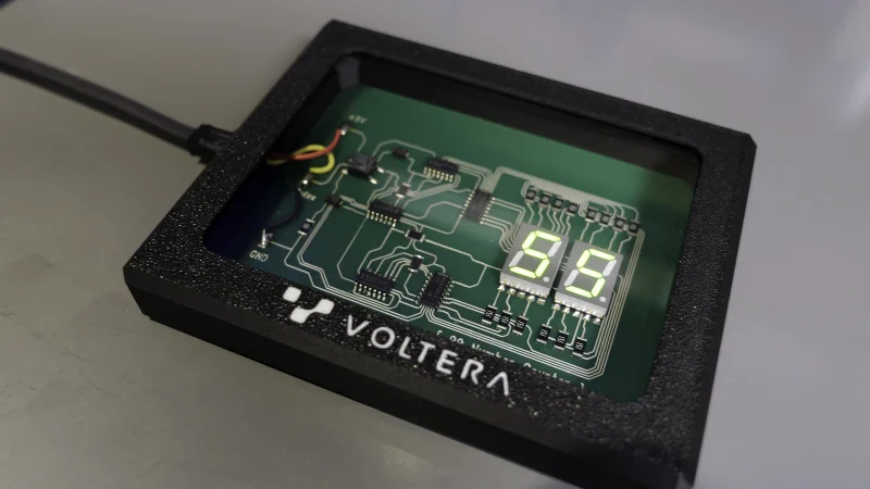 Printing a Decimal Counter Circuit with Silver Conductive Ink on FR1