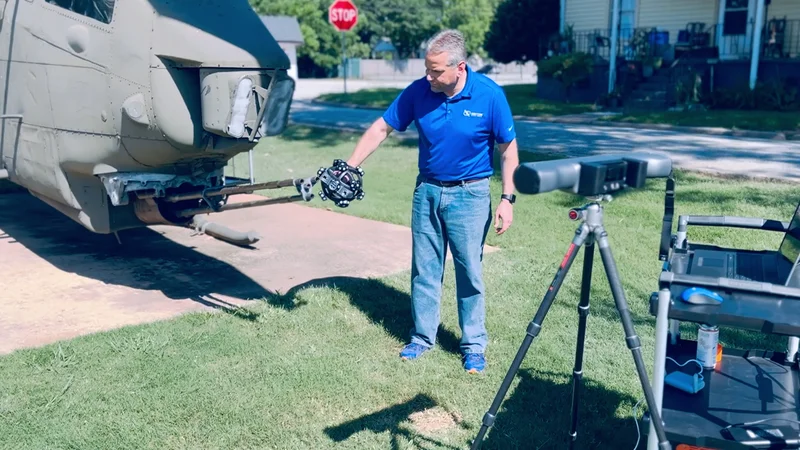 Digitizing a Cobra Helicopter with NimbleTrack to Unlock 3D Scanning Potential