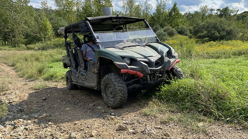 CMU researchers took an ATV on wild rides to gather data that could be used to train self-driving vehicles to drive off road in the future.