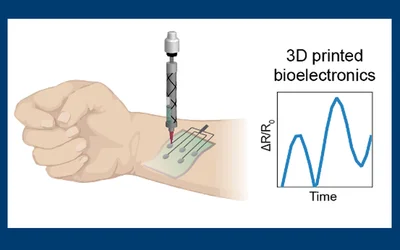 Researchers design new inks for 3D-printable wearable bioelectronics