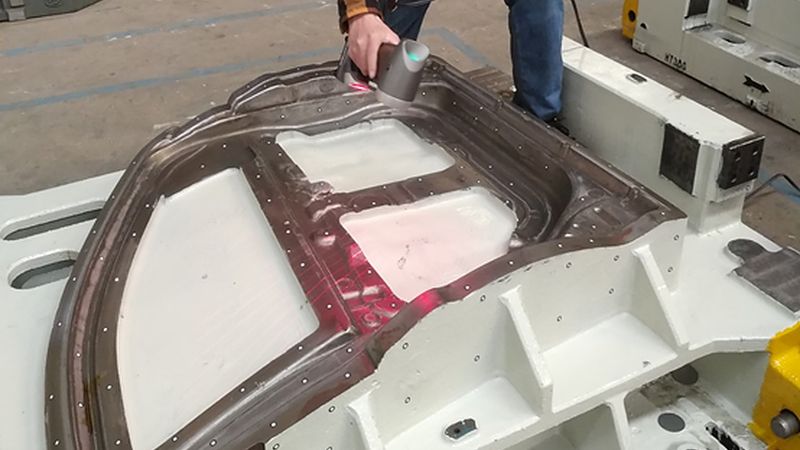Using 3D scanning to improve the quality of sheet metal molds