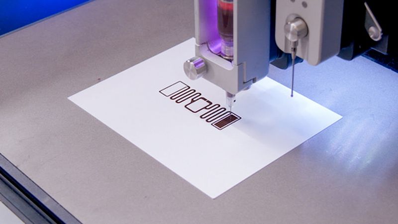 Making an RFID Tag using Revolutionary Copper Ink on Paper